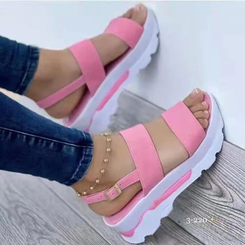 Women Sandals Lightweight Heels Sandals Summer
